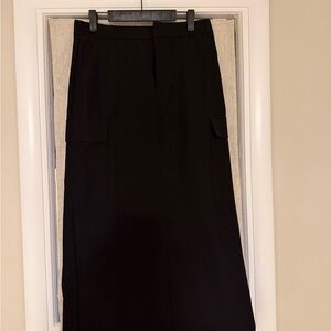 Black Cargo Women's Skirt